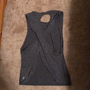 Zyia small grey cross back tank